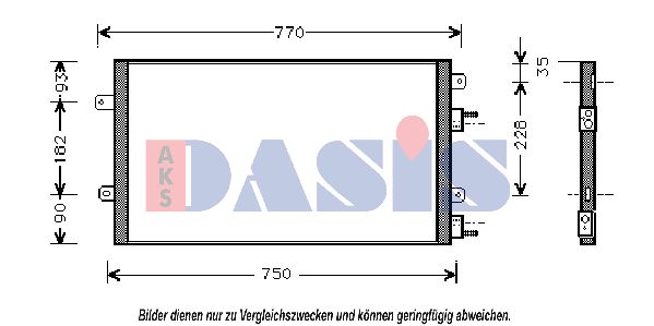 AKS DASIS Lauhdutin, ilmastointilaite 522007N